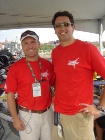 Dr. Joel and Dr. Mark at the Dew Games